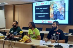España se ha quemado y no hay cambios para los bomberos/as forestales