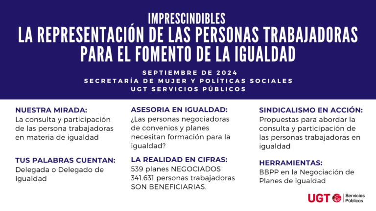 Lee más sobre el artículo La representación de las personas trabajadoras para el fomento de la igualdad