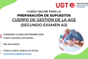 Curso ONLINE para la preparación de supuestos.- Cuerpo de Gestión de la AGE (segundo examen A2)