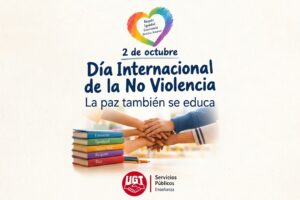 UGT reivindica una educación pública que eduque para la paz y garantice centros libres de violencia