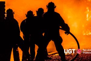 UGT analizará en rueda de prensa la grave situación que atraviesan las trabajadoras/es de los servicios contra incendios 