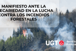 Manifiesto ante la precariedad en la lucha contra incendios forestales