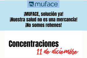 Una solución ya para MUFACE: concentraciones 11 de diciembre