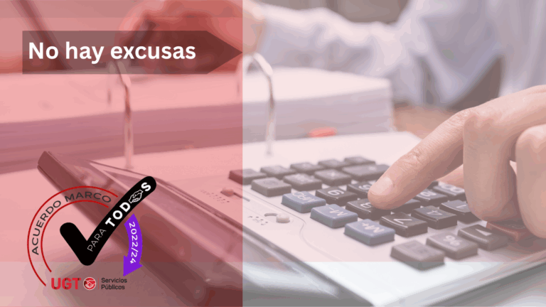 Lee más sobre el artículo UGT y CCOO exigen al Gobierno el cobro del 0.5%, asegurar la jubilación parcial y abrir la negociación de un nuevo Acuerdo que garantice la mejora de las retribuciones y empleo público