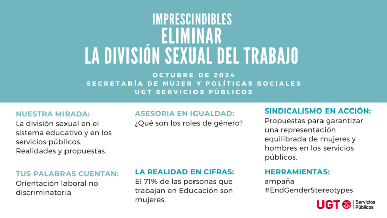 Lee más sobre el artículo Reconocer los cuidados: trabajar para eliminar la división sexual del trabajo