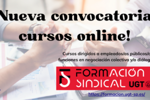 Cursos online para empleados públicos con funciones relacionadas con la negociación colectiva y el diálogo social