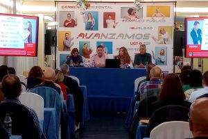 UGT reúne a 100 delegadas y delegados de la Seguridad Social y el SEPE