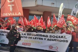 Movilizaciones en la Seguridad Social.- Sevilla