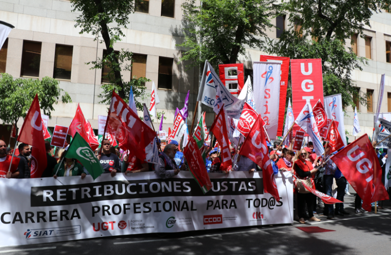 Lee más sobre el artículo Las trabajadoras y trabajadores de la Agencia Estatal de Administración Tributaria (AEAT) exigen la dimisión del Secretario de Estado de Hacienda