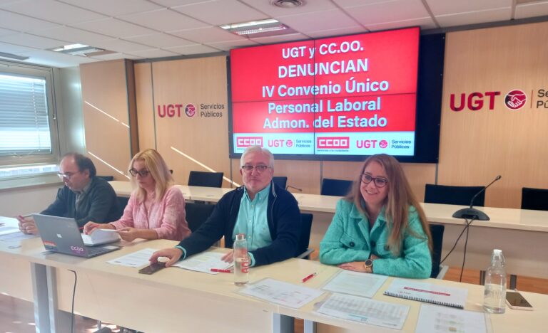 Lee más sobre el artículo UGT y CCOO priorizan la eliminación de la brecha salarial dentro de la Administración General del Estado en la negociación del V Convenio Único del personal laboral