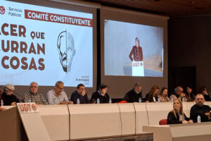 Isabel Araque, ante el Comité Constituyente de UGT Servicios Públicos: “Sabemos lo que tenemos que ser: el alma y la voz de los trabajadores”