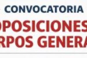 Publicación BOE: Oposiciones a Cuerpos Generales