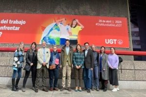 UGT se ha reunido con la patronal LARES y otros representantes europeos en el marco del proyecto de investigación social IWorCon
