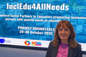 UGT SP reivindica en Lisboa más recursos y reducción de ratios para atender al alumnado con necesidades de apoyo educativo