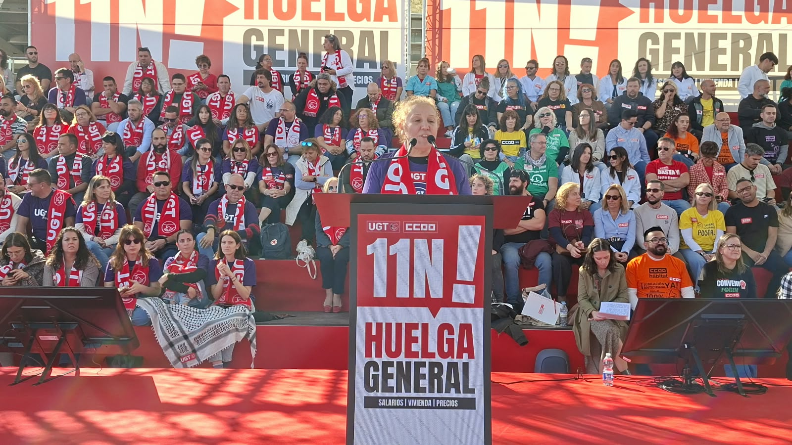 En este momento estás viendo UGT Servicios Públicos emplaza a la ciudadanía a secundar la huelga del 11N para exigir el aumento de los salarios, vivienda asequible y la bajada de los precios