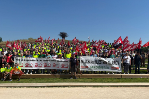 Jardineros/as en lucha por un convenio digno