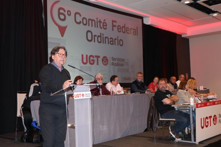 Lee más sobre el artículo UGT Servicios Públicos celebra su 6º Comité Federal Ordinario