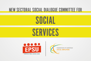 Creación de un nuevo comité de diálogo social sectorial para los servicios sociales