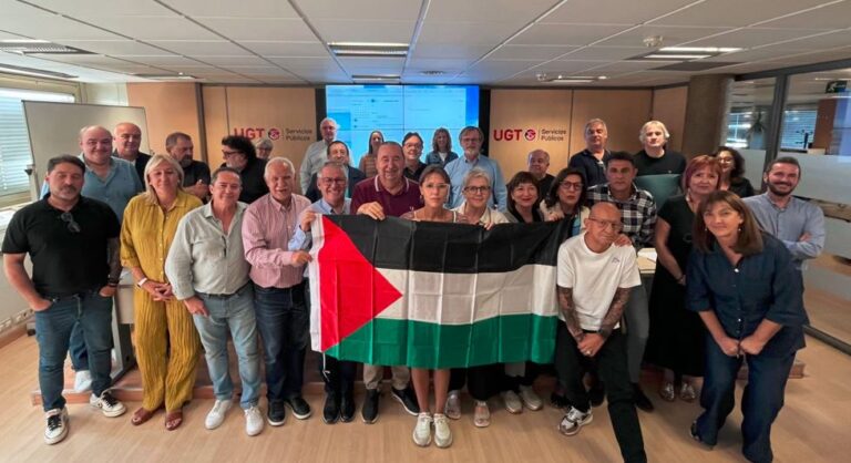 Lee más sobre el artículo El Consejo Federal de UGT Servicios Públicos muestra su solidaridad con Palestina