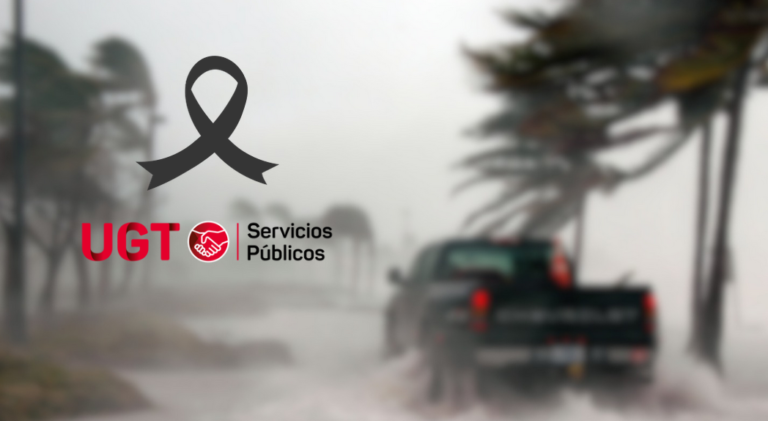Lee más sobre el artículo UGT Servicios Públicos lamenta las pérdidas humanas que ha ocasionado la dana y expresa sus condolencias a todos los damnificados
